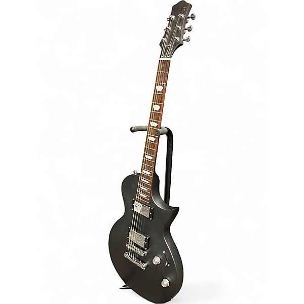 Used Eart EGLP-610 GUNMETAL BLACK Solid Body Electric Guitar