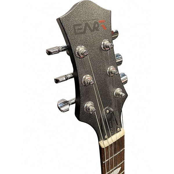 Used Eart EGLP-610 GUNMETAL BLACK Solid Body Electric Guitar