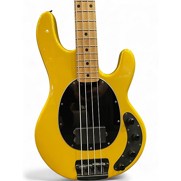 Used Ernie Ball Music Man Stingray 4 String Firemist Gold Electric Bass Guitar