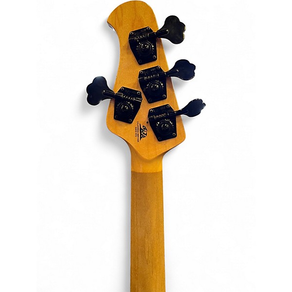 Used Ernie Ball Music Man Stingray 4 String Firemist Gold Electric Bass Guitar