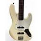 Used Fender Standard Jazz Bass Olympic White Electric Bass Guitar