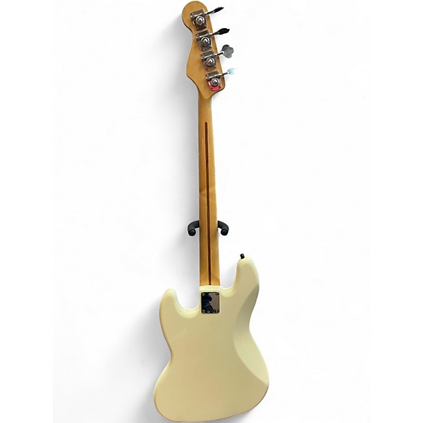 Used Fender Standard Jazz Bass Olympic White Electric Bass Guitar