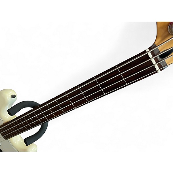 Used Fender Standard Jazz Bass Olympic White Electric Bass Guitar
