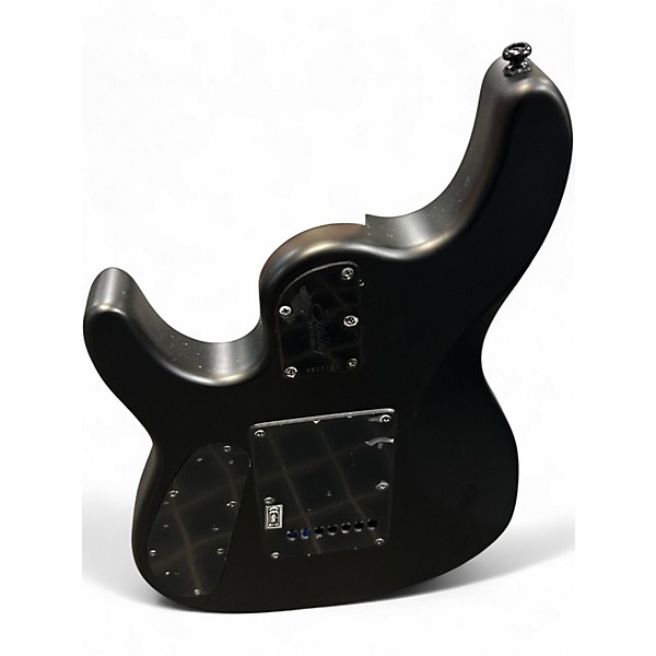 Used Sterling by Music Man John Petrucci JP157 7 String Stealth Black Solid Body Electric Guitar