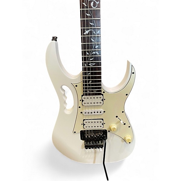 Used Ibanez JEM JR White Solid Body Electric Guitar