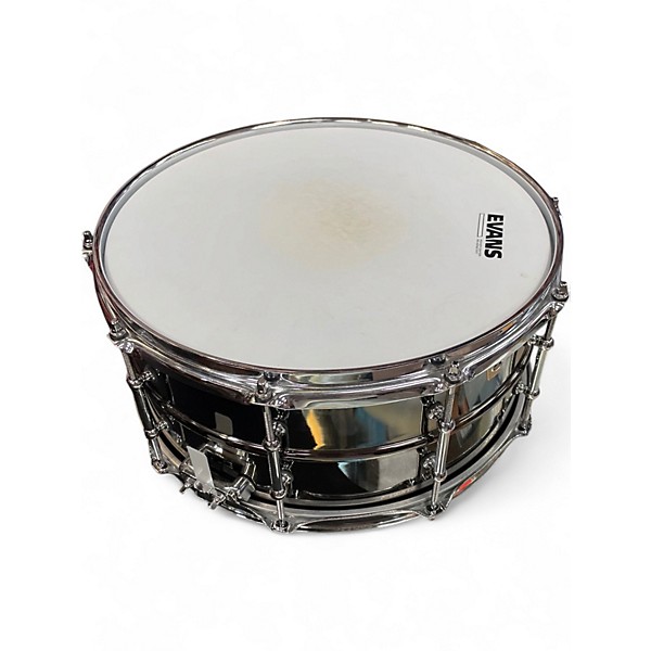 Used Ludwig 14in Black Beauty Snare Chrome Drum