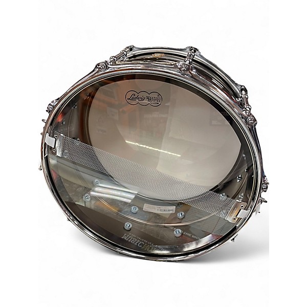 Used Ludwig 14in Black Beauty Snare Chrome Drum