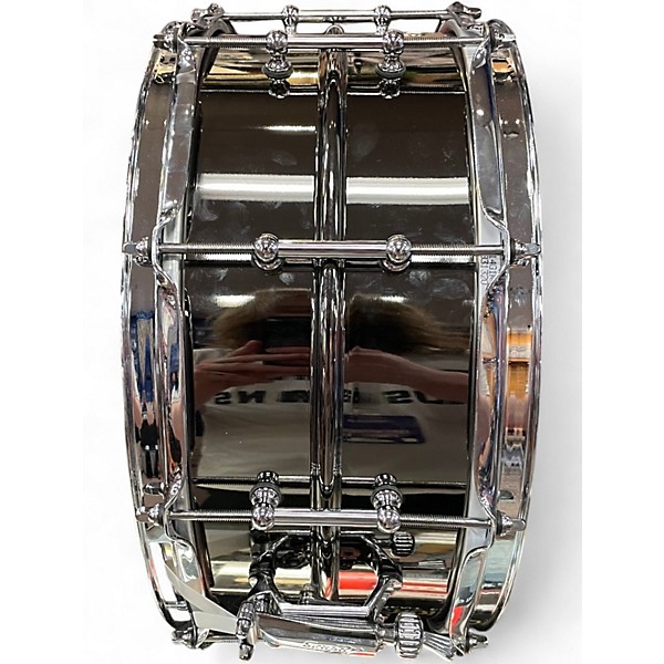Used Ludwig 14in Black Beauty Snare Chrome Drum