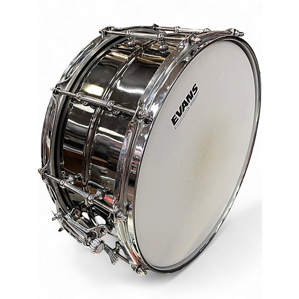 Used Ludwig 14in Black Beauty Snare Chrome Drum