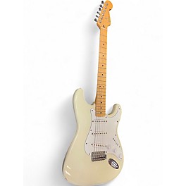 Used Fender Player Stratocaster Vintage White Solid Body Electric Guitar