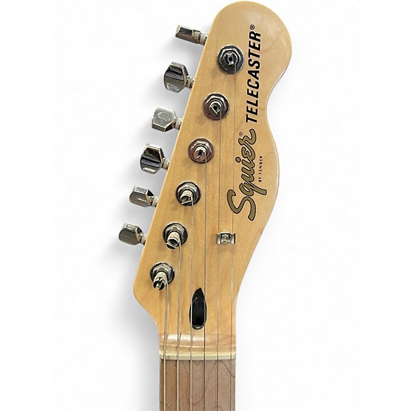 Used Squier Affinity Telecaster Deluxe Black Solid Body Electric Guitar