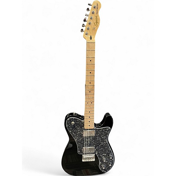 Used Squier Affinity Telecaster Deluxe Black Solid Body Electric Guitar