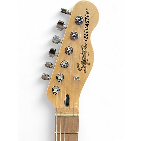 Used Squier Affinity Telecaster Deluxe Black Solid Body Electric Guitar