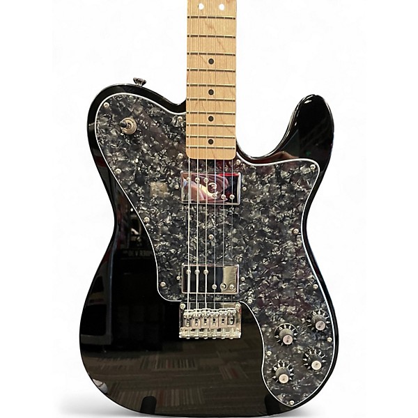 Used Squier Affinity Telecaster Deluxe Black Solid Body Electric Guitar