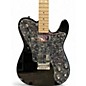 Used Squier Affinity Telecaster Deluxe Black Solid Body Electric Guitar