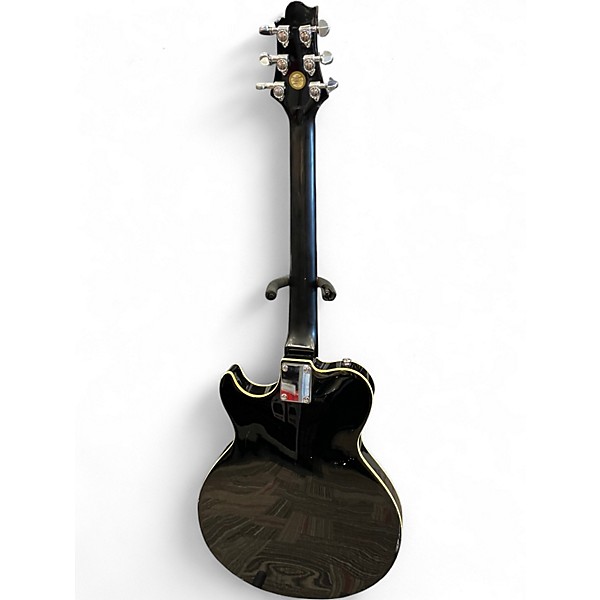 Used Greg Bennett Design by Samick Royale RL-1 Black Hollow Body Electric Guitar