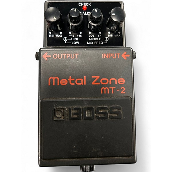 Used BOSS MT2 Metal Zone Distortion Effect Pedal