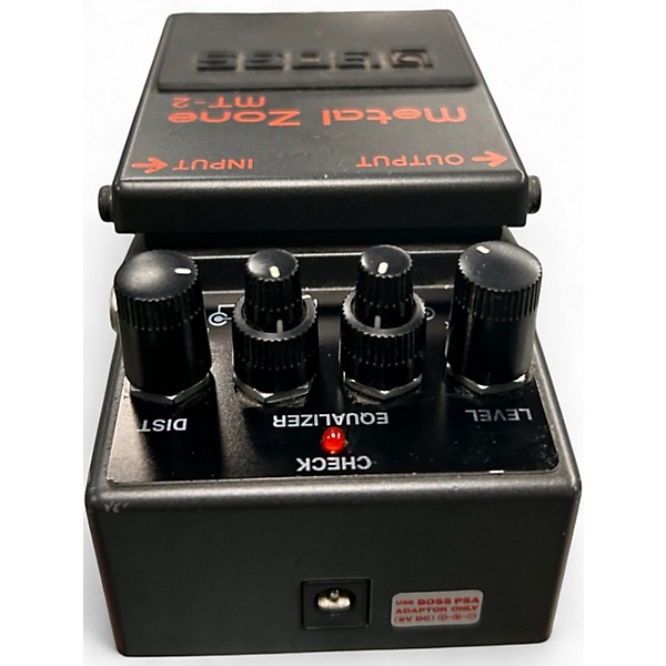Used BOSS MT2 Metal Zone Distortion Effect Pedal