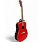 Used Austin AA25-D Wine Red Acoustic Guitar