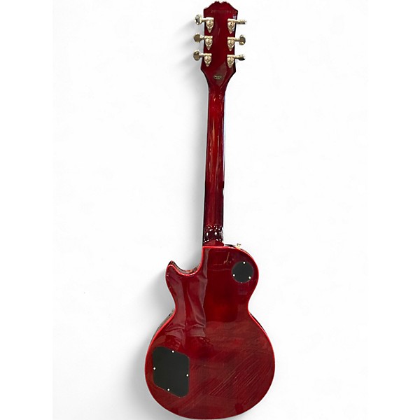Used Epiphone Les Paul Custom Widow Red Burst Solid Body Electric Guitar