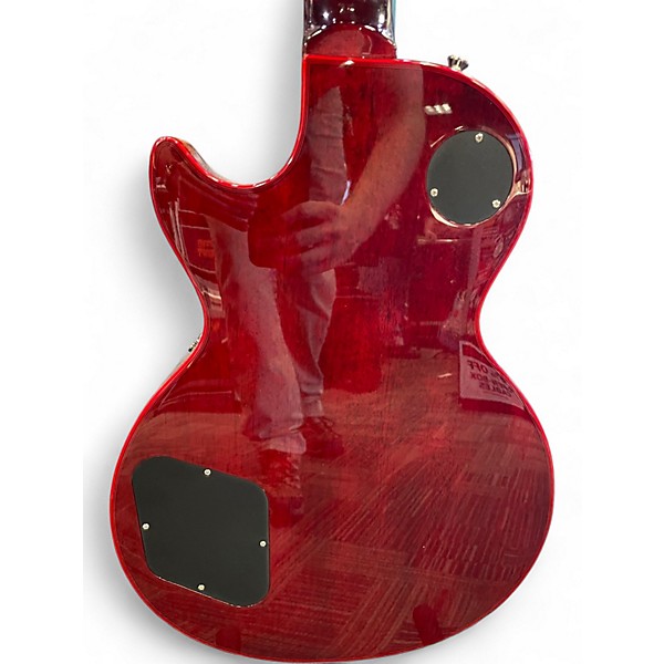 Used Epiphone Les Paul Custom Widow Red Burst Solid Body Electric Guitar