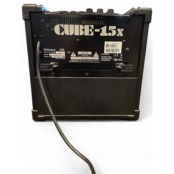 Used Roland Cube 15X 1X8 15W Guitar Combo Amp