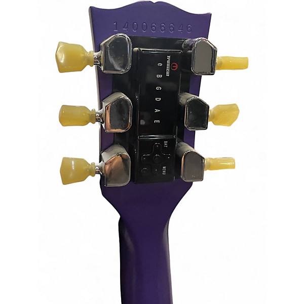 Used 2014 Gibson ETune Purple Solid Body Electric Guitar