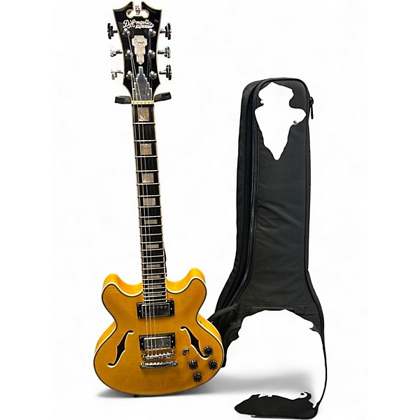 Used D'Angelico PREMIER MINI DC Vintage Blonde Hollow Body Electric Guitar