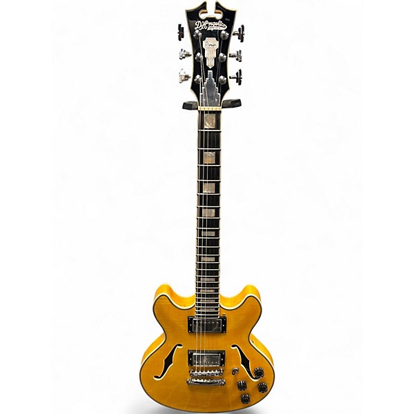 Used D'Angelico PREMIER MINI DC Vintage Blonde Hollow Body Electric Guitar