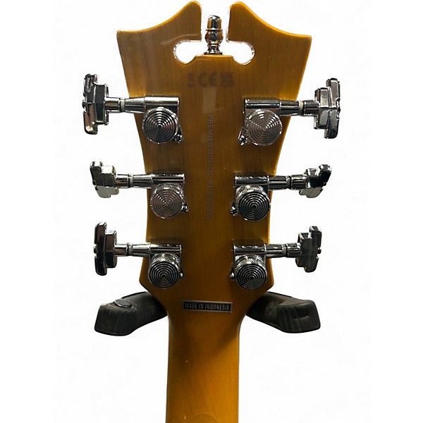 Used D'Angelico PREMIER MINI DC Vintage Blonde Hollow Body Electric Guitar