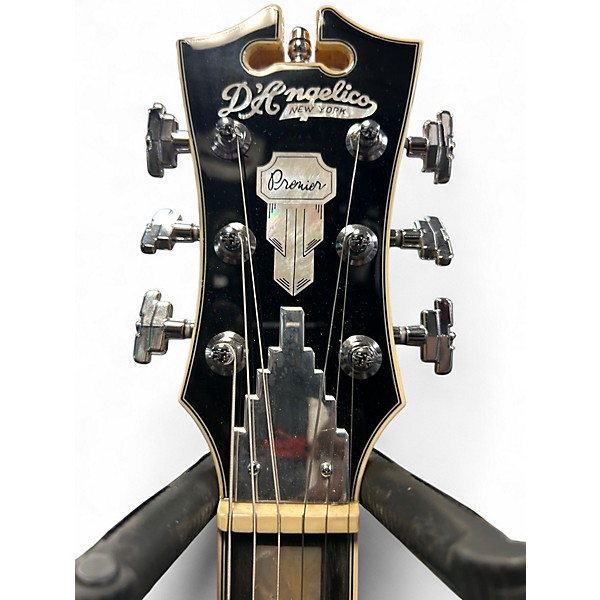 Used D'Angelico PREMIER MINI DC Vintage Blonde Hollow Body Electric Guitar