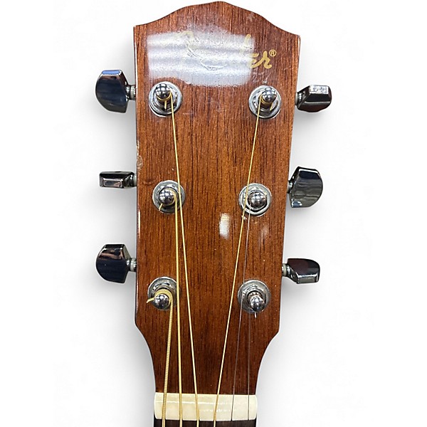 Used Fender GC140SCE Grand Concert Natural Acoustic Electric Guitar