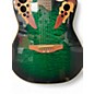 Used Ovation CS247 Green Acoustic Electric Guitar