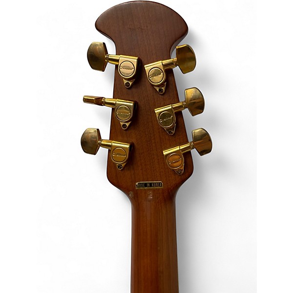 Used Ovation CS247 Green Acoustic Electric Guitar