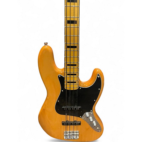 Used Squier Classic Vibe 1970S Jazz Bass Natural Electric Bass Guitar