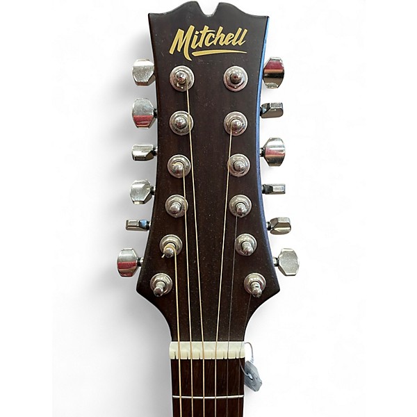 Used Mitchell T331TCE Natural 12 String Acoustic Electric Guitar