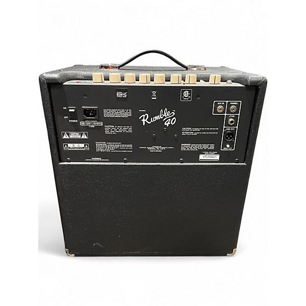 Used Fender Rumble V3 40W 1x10 Bass Combo Amp