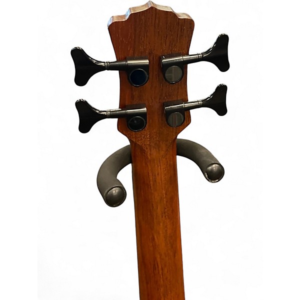Used Luna Uke Bass Tatoo Natural Ukulele