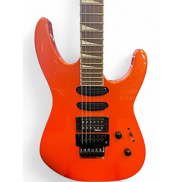 Used Jackson SLX3 Orange Solid Body Electric Guitar
