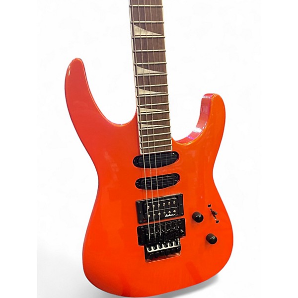 Used Jackson SLX3 Orange Solid Body Electric Guitar