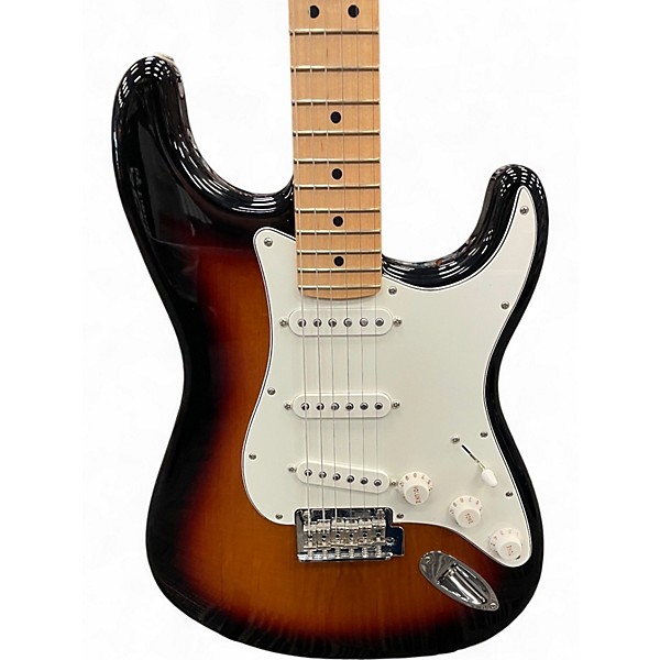 Used Fender Player Stratocaster 3 Color Sunburst Solid Body Electric Guitar