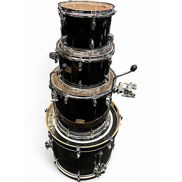 Used Yamaha 4 Piece STAGE CUSTOM BIRCH BLACK Drum Kit