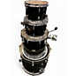 Used Yamaha 4 Piece STAGE CUSTOM BIRCH BLACK Drum Kit thumbnail
