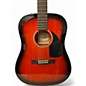 Used Fender CD60 Dreadnought 2 Color Sunburst Acoustic Guitar