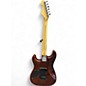 Used Fender American Deluxe Stratocaster 50th anniversary FMT Amber Burst Solid Body Electric Guitar