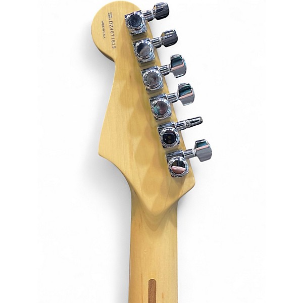 Used Fender American Deluxe Stratocaster 50th anniversary FMT Amber Burst Solid Body Electric Guitar