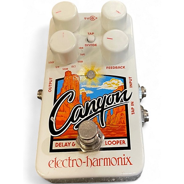 Used Electro-Harmonix Canyon Delay and Looper Effect Pedal