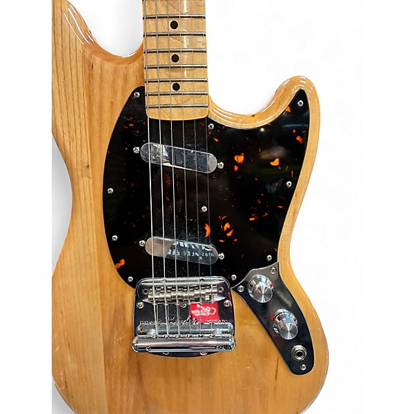 Used Fender BEN GIBBARD MUSTANG Natural Solid Body Electric Guitar