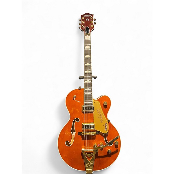 Used 2023 Gretsch Guitars G6120TG-DS Player's Edition Nashville w/Bigsby Roundup Orange Hollow Body Electric Guitar