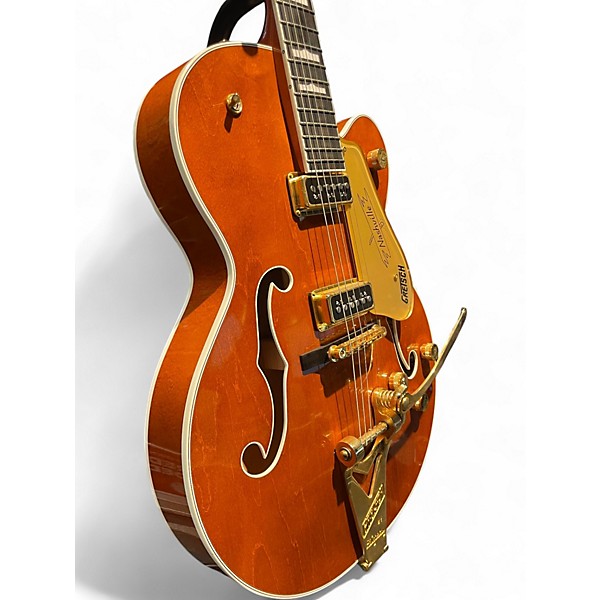 Used 2023 Gretsch Guitars G6120TG-DS Player's Edition Nashville w/Bigsby Roundup Orange Hollow Body Electric Guitar